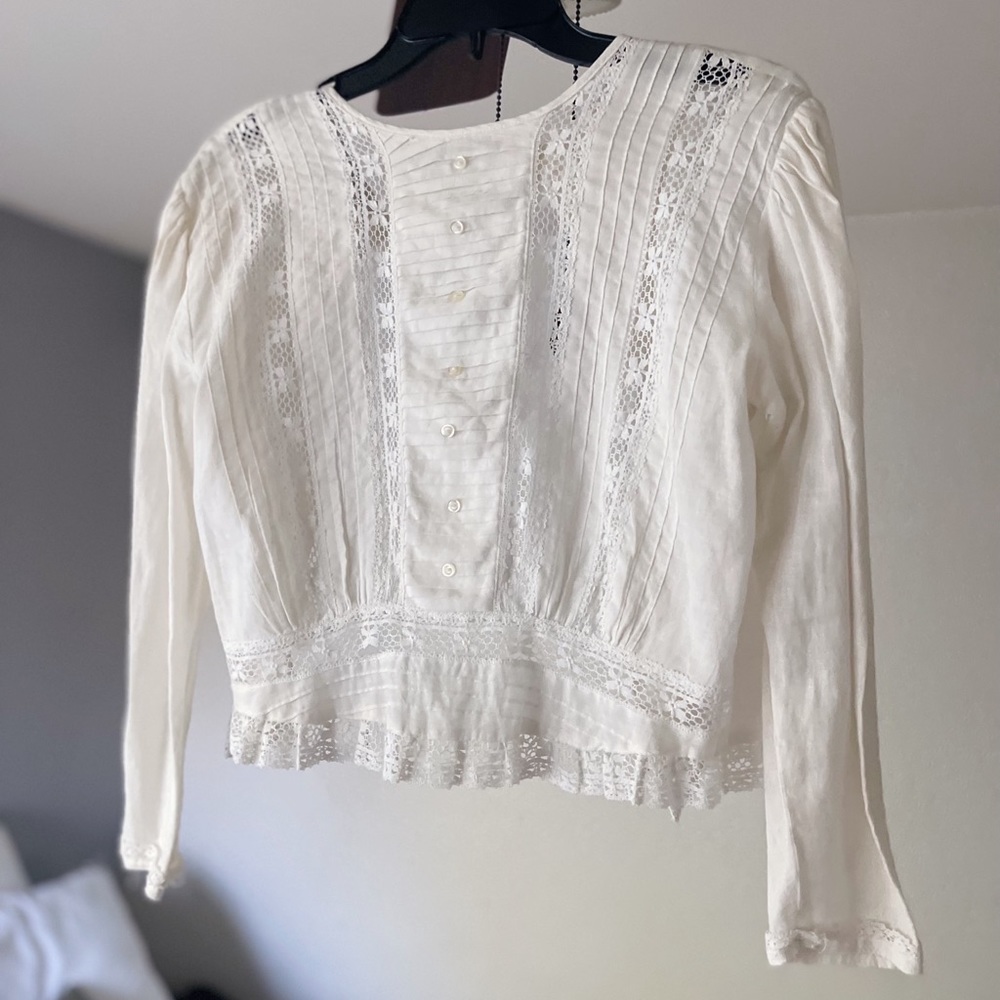 Vintage off-white blouse